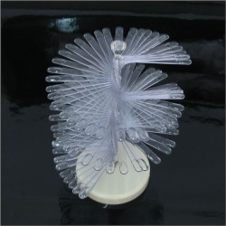 Paletar unghii spirala cu 120 de unghii transparente Paletar unghii spirala cu 120 de unghii transparente